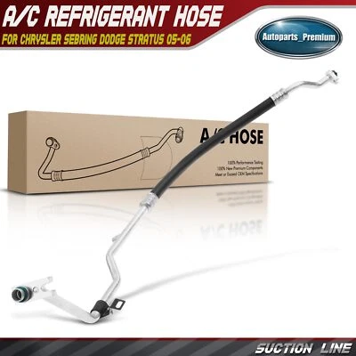 A/C Suction Line for Chrysler Sebring Dodge Stratus 2005-2006 2.4L Low Pressure - Image 1 of 4