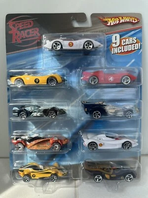 HOT WHEELS SPEED RACER SET OF 9 2007 BRAND NEW, EXCELLENT CONDITION. - Image 1 of 2