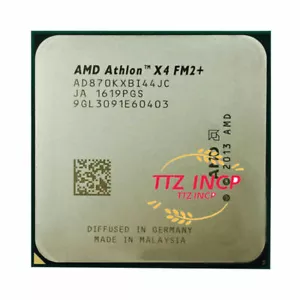 AMD Athlon X4 870K 3.9GHz Quad-Core AD870KXBI44JC Socket FM2+ PC Processor CPU - Picture 1 of 2