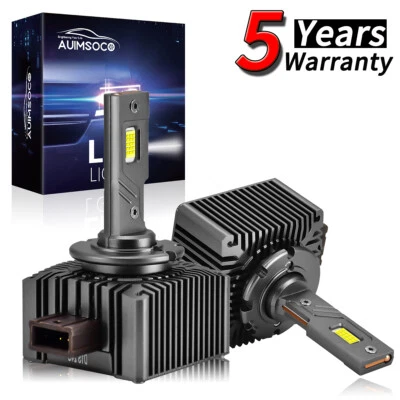 For Audi A4 2002-2008 D1S D1R D1C LED Headlight Kit Bulbs High Low Beam 36000LM - Image 1 of 4