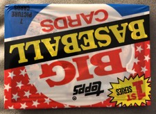 1989 Topps Big Baseball Card Pack Greg Walker White Sox Showing Top Front