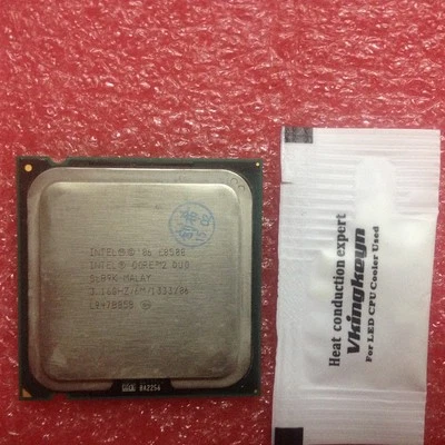 Intel Core 2 Duo CPU E8500 3.16Ghz / 6M / 1333 SLB9K SLAPK LGA 775 Processor - Image 1 of 2