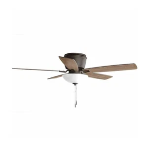 Hampton Bay 52101 Melrose 52 in. Indoor LED Hugger Bronze Dry Rated Ceiling Fan - Picture 1 of 5