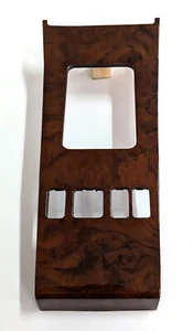 SCHALTKONSOLE WURZELHOLZ HOLZ MERCEDES  W124 RESTAURIERT IM AUSTAUSCH NR:1 - Picture 1 of 6