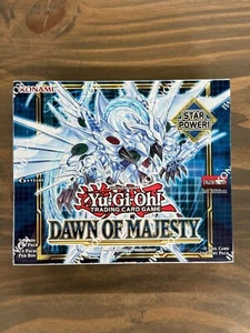 Yugioh Dawn of Majesty Booster Box 1st Edition Brand New Factory Sealed - Picture 1 of 1