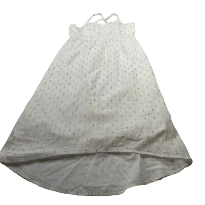 Vestido Old Navy Niñas Talla Mediana 8 Alto Bajo Correas Cruzadas Forrado Trasero Beige Usado Foto 1 de 4