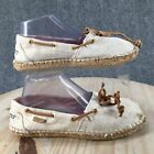 Sperry Boat Shoes Womens 9.5 M Top Sider Casual Espadrille Loafer 9698101 Beige