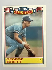 TOPPS 1986 MLB Card GEORGE BRETT Royals 1985 All-Star Game #4 EX-NM! ⚾️