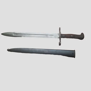 Bayonet Knife Scabbard Rare Vintage Blade - Picture 1 of 10