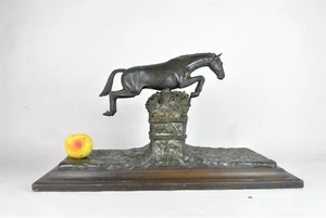 Piga, Steeple-chase, Bronze Signé, XXème Siècle - Picture 1 of 12