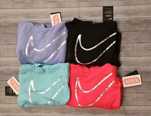 New! Girls NIKE Pullover Hooded Sweatshirt Multiple Colors 4 5 6 6X - Picture 1 of 9