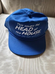 Hallmark Cards Cap - This Covers The Head Of The House (Just like hair used to.) - Picture 1 of 2