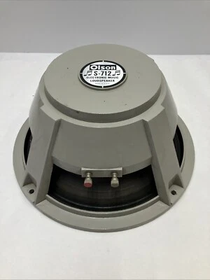 Altavoz de música electrónica HiFi guitarra JENSEN 12" vintage OLSON S-712 8 ohmios Foto 1 de 4