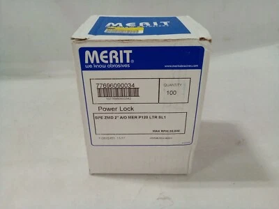 100-Merit Power Lock Snap On Type-1 Quick Change 2” X 120 Grit Sanding Discs - Image 1 of 4