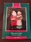 Hallmark Christmas Ornament 1989- "Holiday Duet"