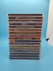 Lot of 17 CDs Rap Hip-Hop Eminem Plies T-pain Makaveli Nas Nelly Murphy Lee - Picture 1 of 6