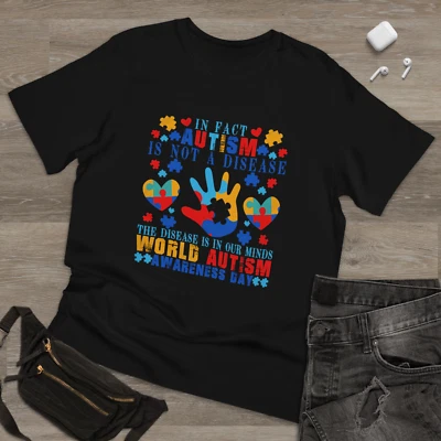 Autism Is Not Diseases Autism awareness TShirt Adult Kids Unisex Xmas Puzzle Top - Image 1 of 3