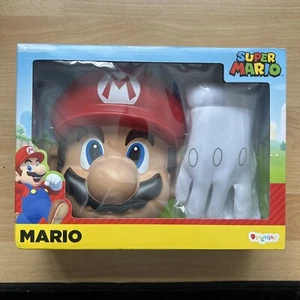 Super Mario Disguise Fancy Dress Mask And Gloves Official Nintendo Product New - Picture 1 of 6