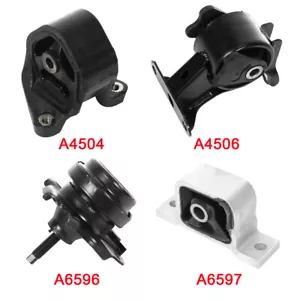 4PC Motor&Trans Mounts Set for Honda CR-V 2.4L 02-06 A6597 A6596 A4504 A4506 - Foto 1 di 7