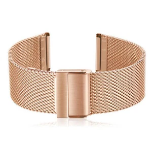 Mesh Stainless Steel Watch Band Link Bracelet Replacement Wrist Strap 12-22mm - Picture 1 of 14