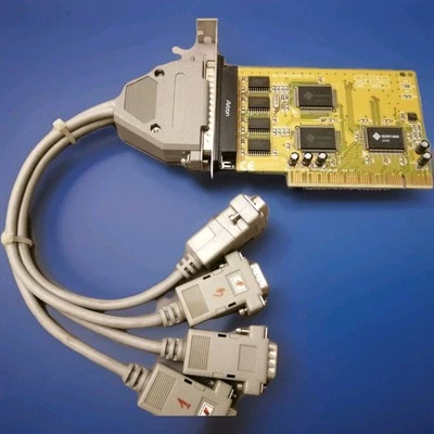 Scheda Multi Seriale PCI 4 Porte RS232 + Cavo DB9, SUNix 4056a OEM Seriali - Immagine 1 di 4
