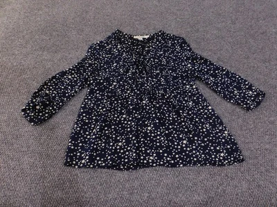 Vestido túnica Boden para mujer US 6 azul blanco estampado de estrellas manga larga ligero boho Foto 1 de 4