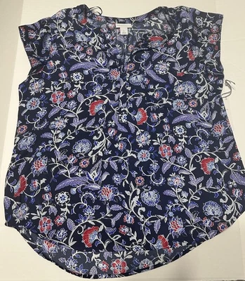 Blusa para mujer Liz Claiborne L Top nueva con etiquetas Foto 1 de 4