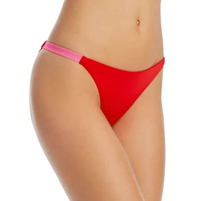 Traje de baño inferior de bikini AQUA rojo rosa ropa de playa talla pequeña NUEVO Foto 1 de 4