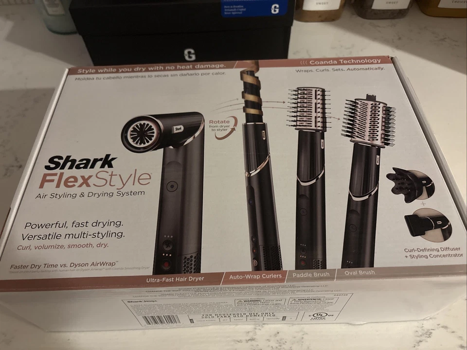 Nuevo sistema de peinado y secado de aire estilo Shark Flex negro HD440BK en caja Foto 1 de 3