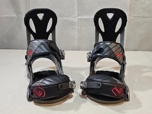 Burton Mission Snowboardbindung Herren Large *schwarz & rot. Top Zustand! - Bild 1 von 11
