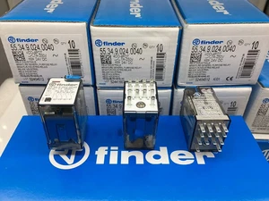  Relé de alimentación Finder 55.34.9.024.0040 14 pines 24VDC 7A 250V 1 pieza - Imagen 1 de 1