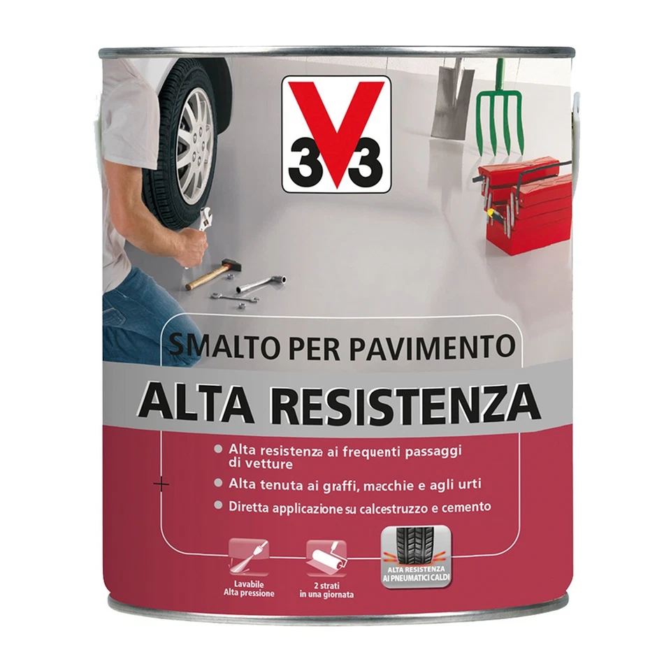 Vernice per pavimento in cemento Alta Resistenza V33 - Immagine 1 di 4