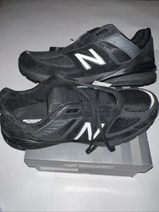 Zapatillas New Balance 990V5 Para Hombre Todo Negro Anchas 2E Talla 16 XM990BB5 - Imagen 1 de 10
