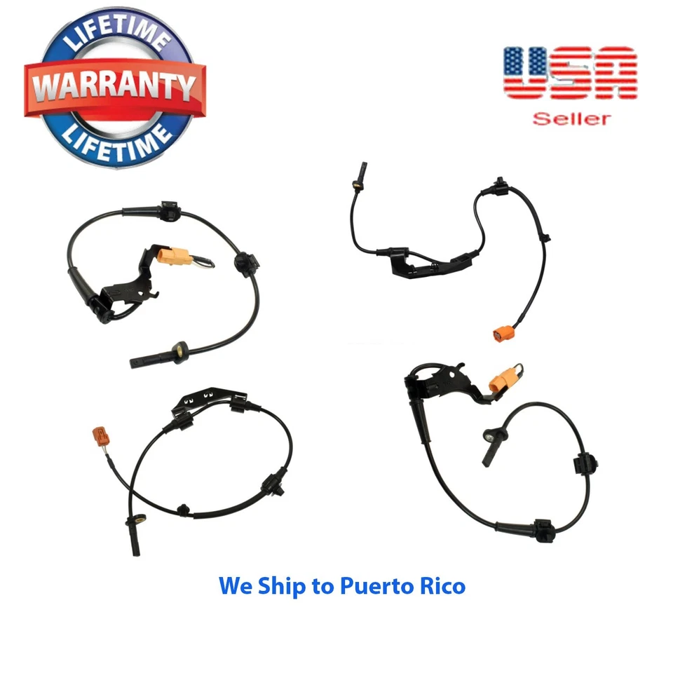 4 ABS 车轮速度传感器前后左右适合 2003 - 2011 年本田 Element 2.4L — 第 1/4 张图片