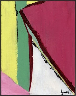 Arte Original Finelli 11x14 PINTURA EXPRESIONISMO ABSTRACTO Pintura OBRA DE ARTE G2B Foto 1 de 4