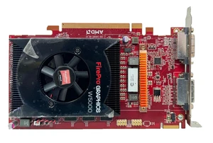 AMD FirePro W5000 2GB GDDR5 PCIe x16 2xDVI GPU Video Graphics Card, TESTED - Picture 1 of 9