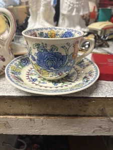 VINTAGE MASONS REGENCY PATTERN TEA CUP AND SAUCER - Picture 1 of 5