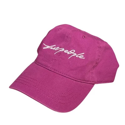 Free People Hat Women's Purple Cap Embroidered Logo Adjustable Strapback - Image 1 of 4
