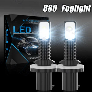 2Pcs 880 LED Fog Light Bulb 6000K Xenon White High Power 890 892 893 899 - Picture 1 of 12