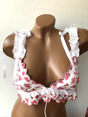 Sujetador bralette floral flores bebé VS For Love & Lemons M,L nuevo con etiquetas Foto 1 de 4