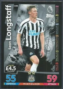 TOPPS MATCH ATTAX EXTRA 2018-19- #U55-NEWCASTLE UNITED-SEAN LONGSTAFF - Picture 1 of 1