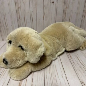 Aurora Golden Retriever Lab Dog Plush Realistic Large Jumbo 27 Inch 2 Feet - Picture 1 of 15
