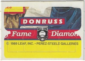 Rompecabezas Donruss Diamond Kings 1989 #58-60 Warren Spahn Milwaukee Braves - Imagen 1 de 2