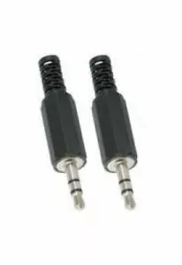 2x Conector de clavija 3,5mm. ESTÉREO . Enchufe de clavijas. para soldar - Imagen 1 de 1