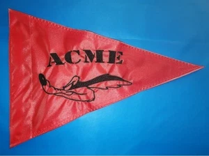 12"x18" Personalized Triangle COYOTE WYLIE Safety Flag ATV Recumbent Trike - Picture 1 of 1