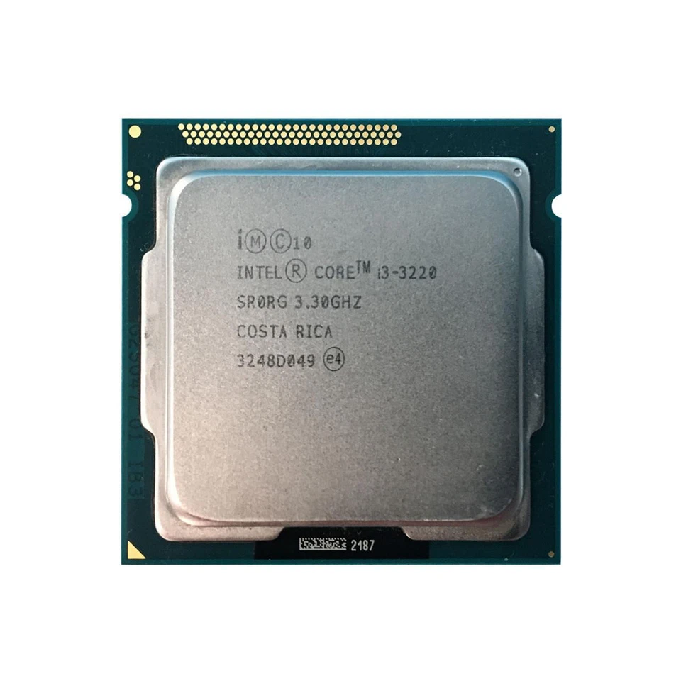 Intel SR0RG Core i3 i3-3200 i3-3220 Dual-core (2 Core) 3.30 GHz Processor - Image 1 of 1