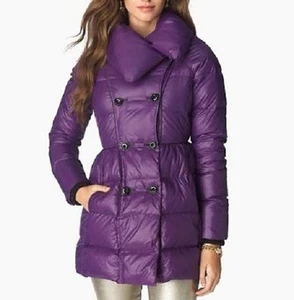 348 $ neu Juicy Couture leichter gefütterter Damen-Daunenmantel Jacke Größe XS, S - Bild 1 von 7
