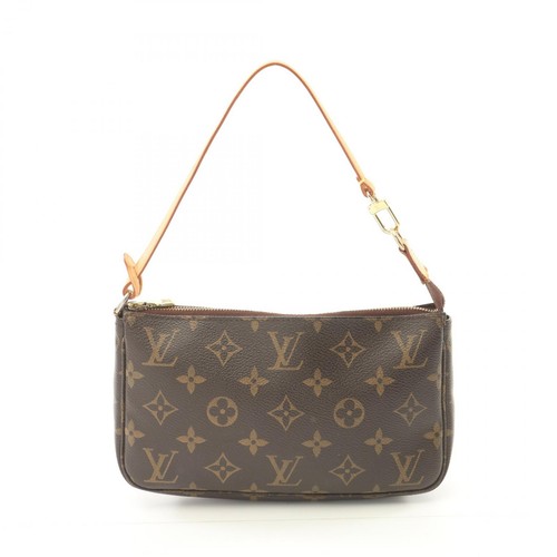 LOUIS VUITTON（LV） LOUIS VUITTON Pochette Accessori Borsa a mano M40712 Monogram Pelle Marrone