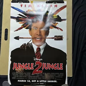 1997 Jungle 2 Jungle Original Movie House Full Sheet Poster Disney Tim Allen - Bild 1 von 6