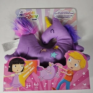 JEU Magic Unicorn Musical Party Game for Kids Soft Purple Plush New - Picture 1 of 2